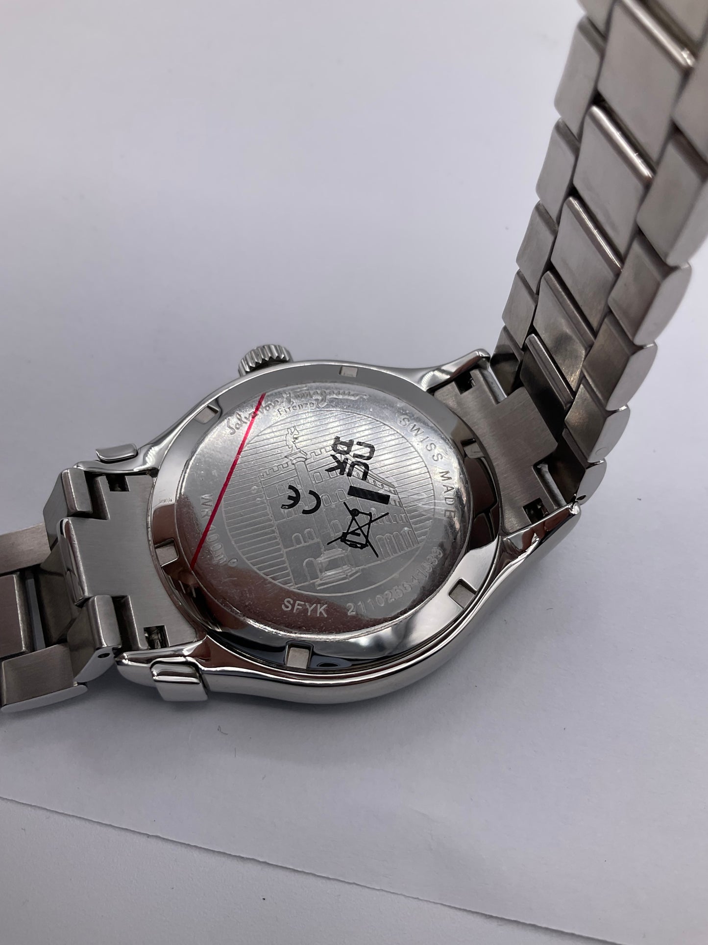 Ferragamo Mens Ferragamo 1898 Multi 44mm Strap Fashion Watch