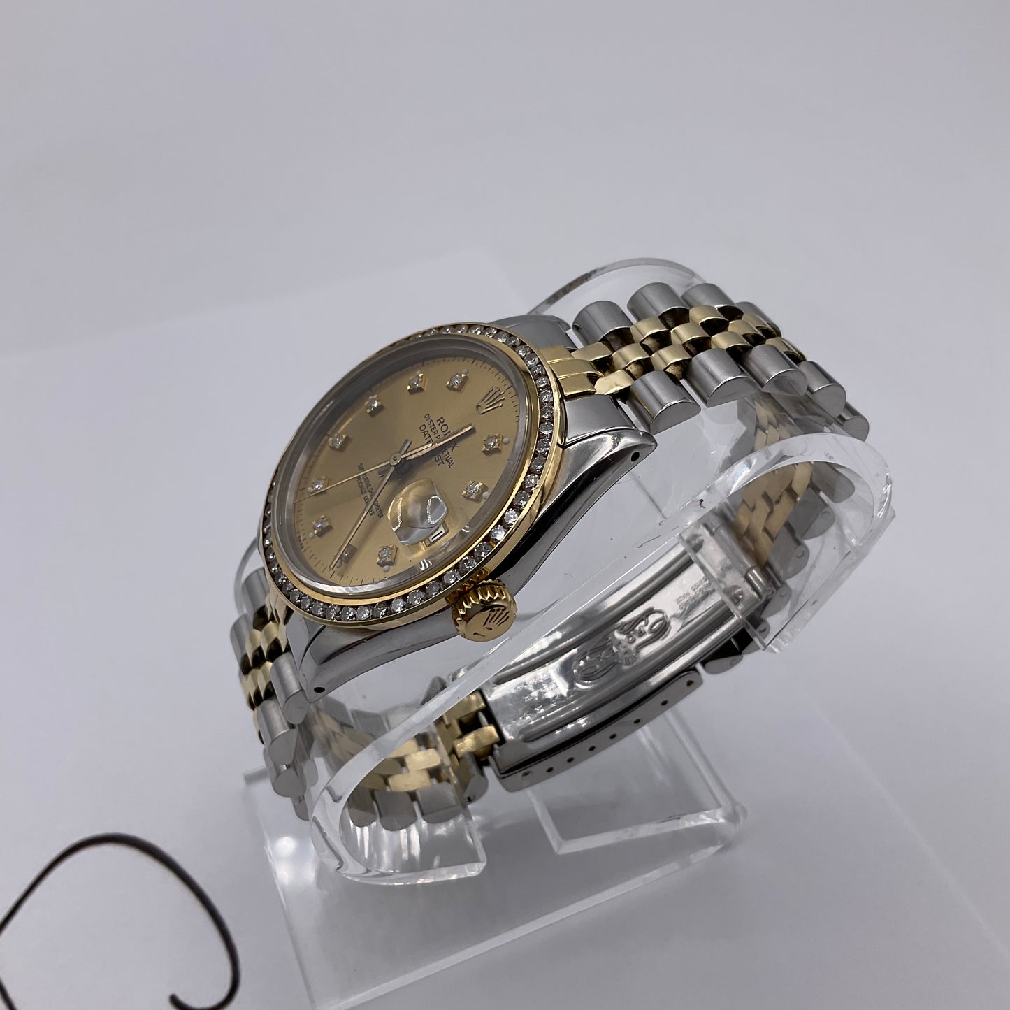 1978 Rolex Datejust 36mm Two-Tone with Diamond Bezel & Jubilee Bracelet Model 16013