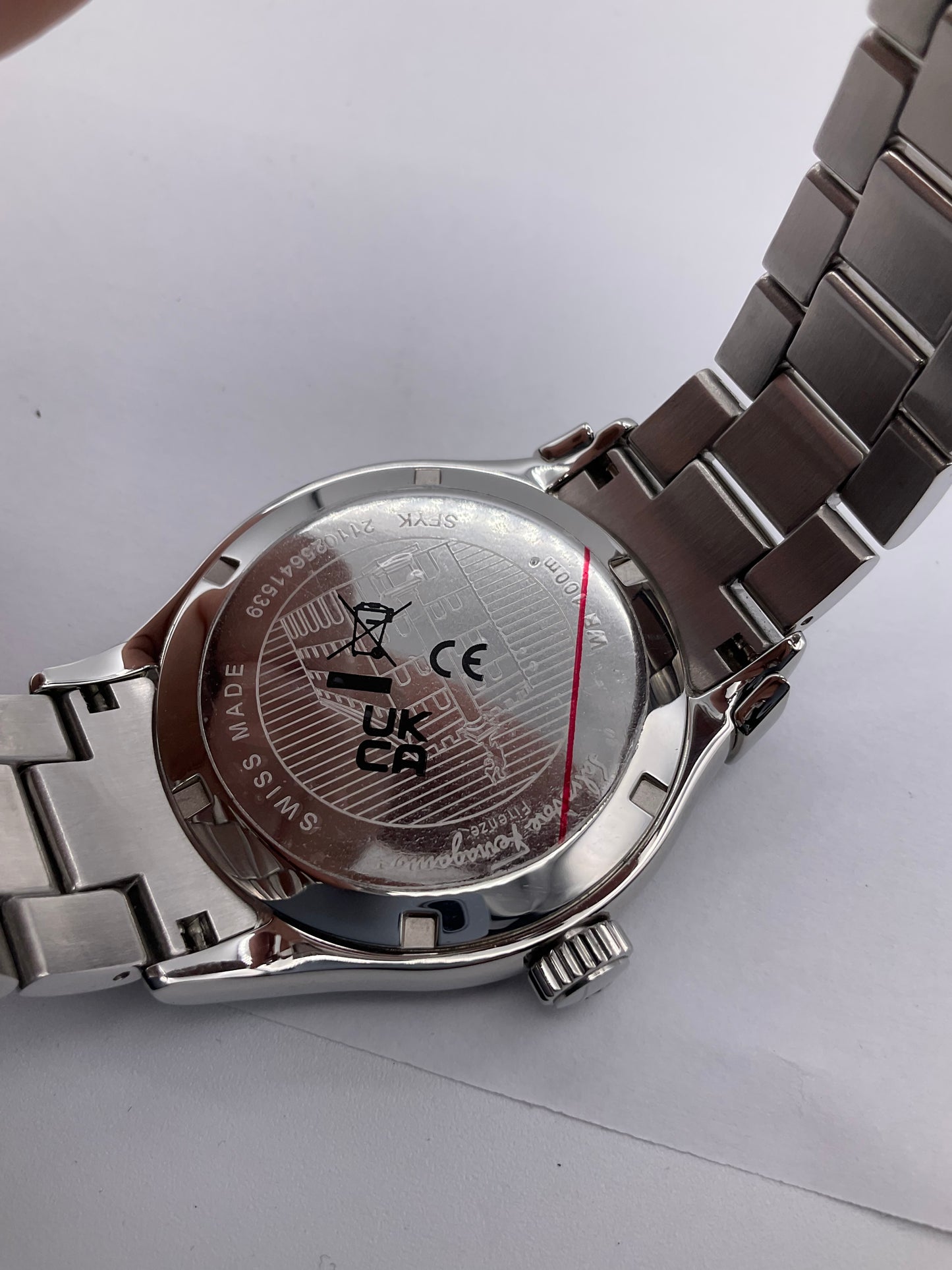 Ferragamo Mens Ferragamo 1898 Multi 44mm Strap Fashion Watch