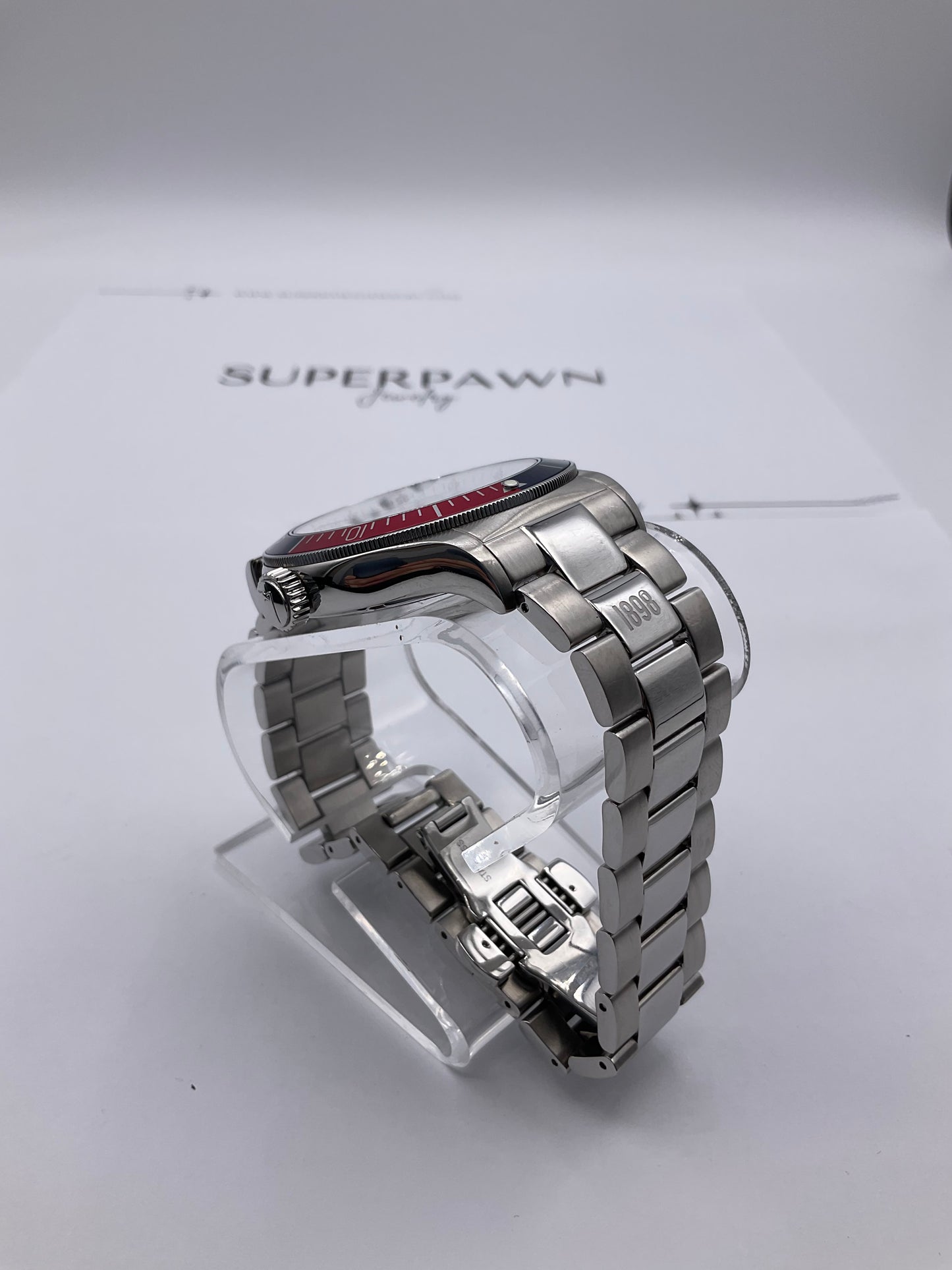 Ferragamo Mens Ferragamo 1898 Multi 44mm Strap Fashion Watch