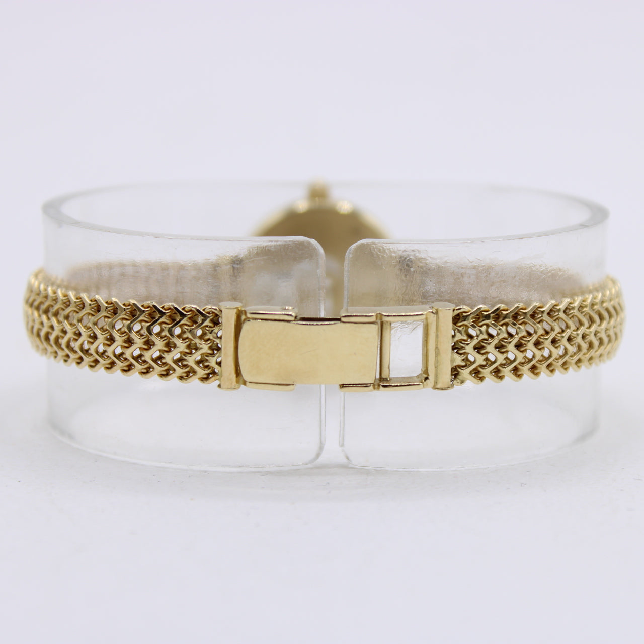 Vintage Vicence 14K Yellow Gold 20mm Ladies Wrist Watch Milor Italy 6.5" 19.2g