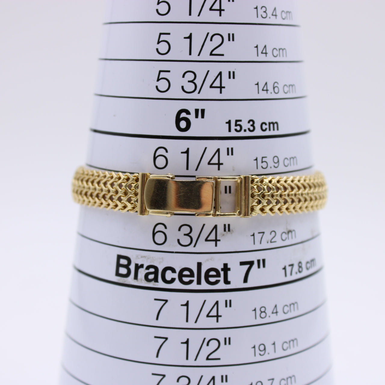 Vintage Vicence 14K Yellow Gold 20mm Ladies Wrist Watch Milor Italy 6.5" 19.2g