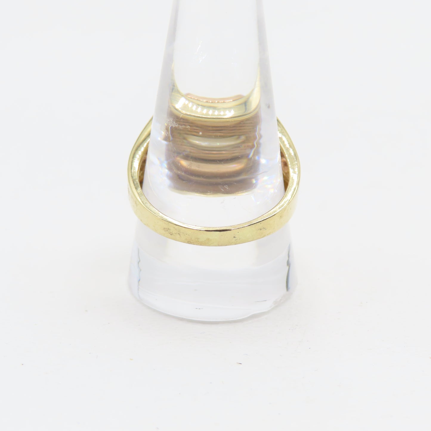 14K Tri-Tone Gold Mother Mary Ring Size 10.5 6.9g