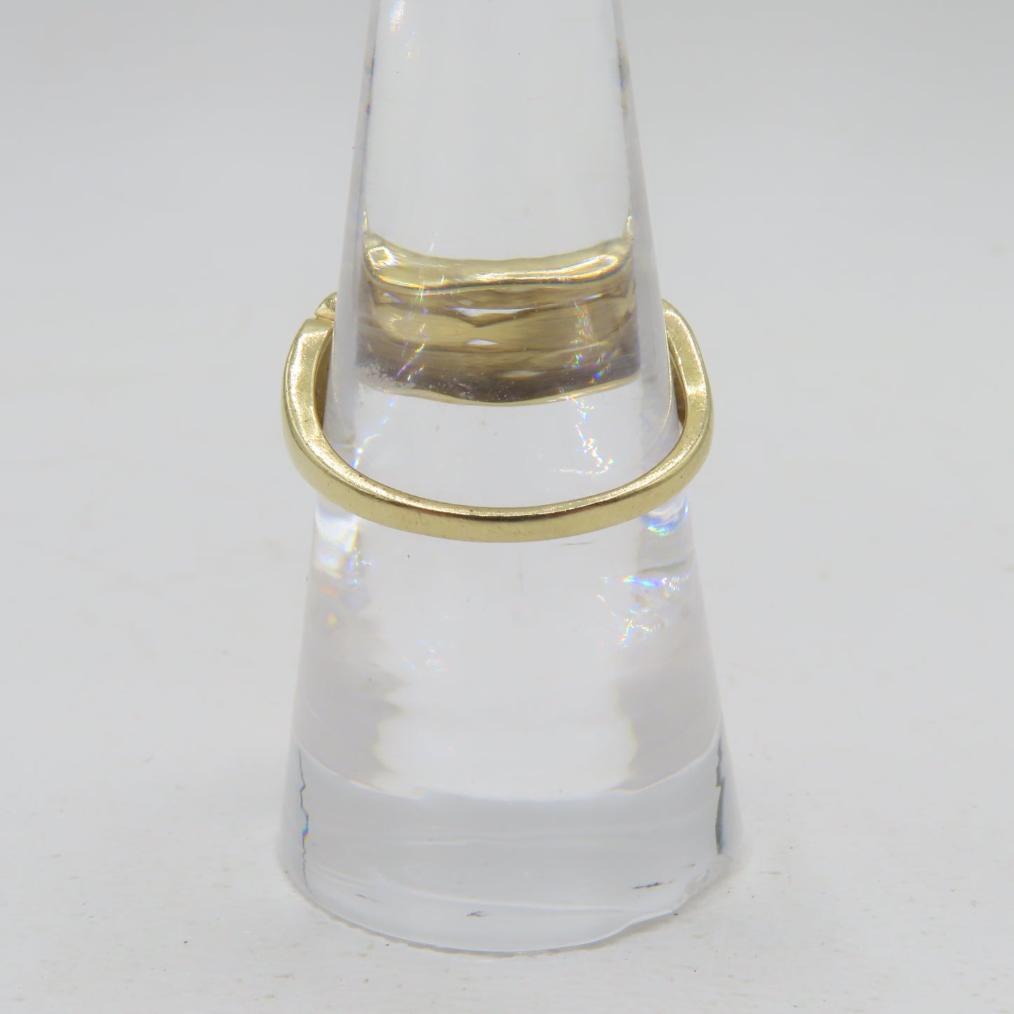14K Yellow Gold Art Deco Geometric Ring Size 7 2.6g