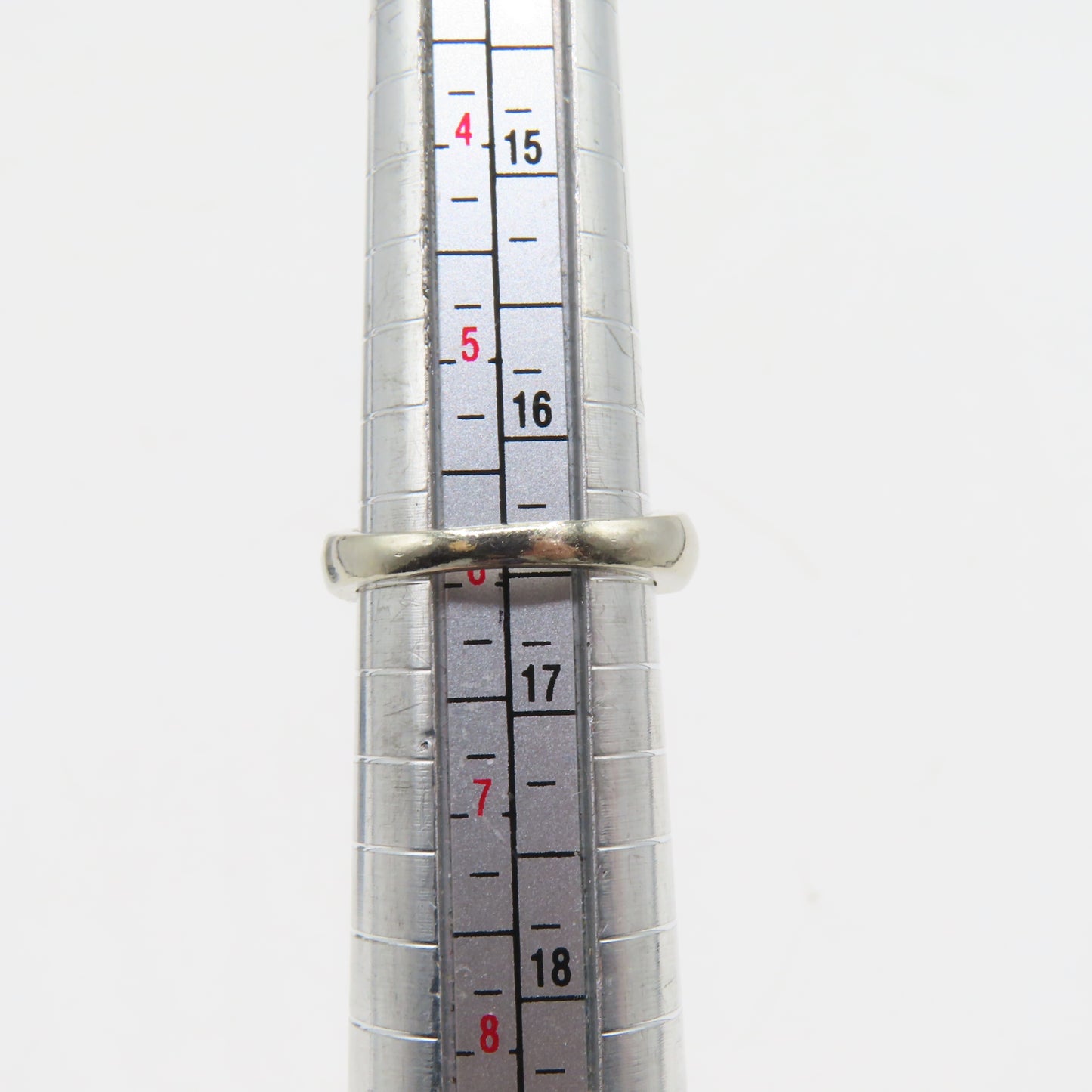 14K White Gold Pink Tourmaline Ring Size 6 5.9g