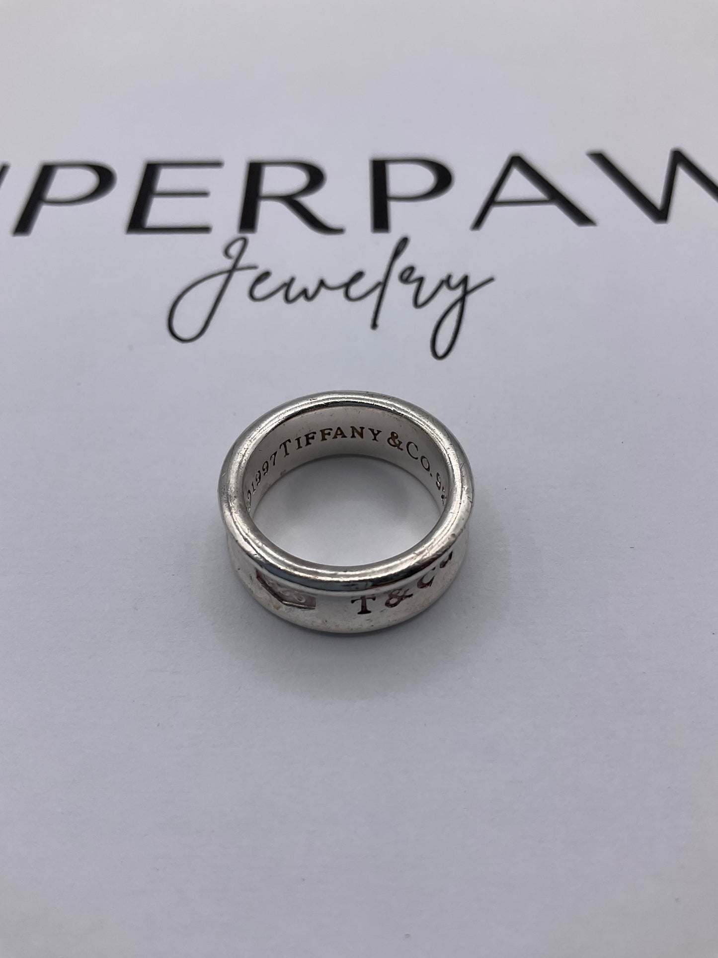 Tiffany & Co. 1837 Sterling Silver Ring – Stamped 925 – Size 4.5