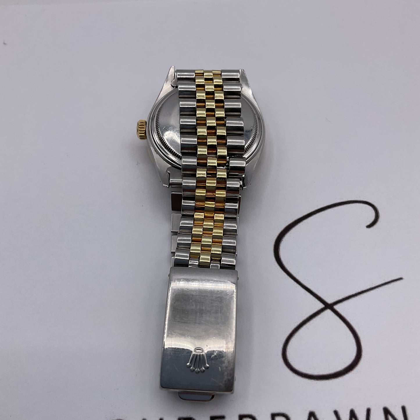 1978 Rolex Datejust 36mm Two-Tone with Diamond Bezel & Jubilee Bracelet Model 16013