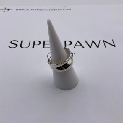 Tiffany & Co. Frank Gehry Fish Contour Cuff Ring – Sterling Silver – Size 6.5 – 6.7g