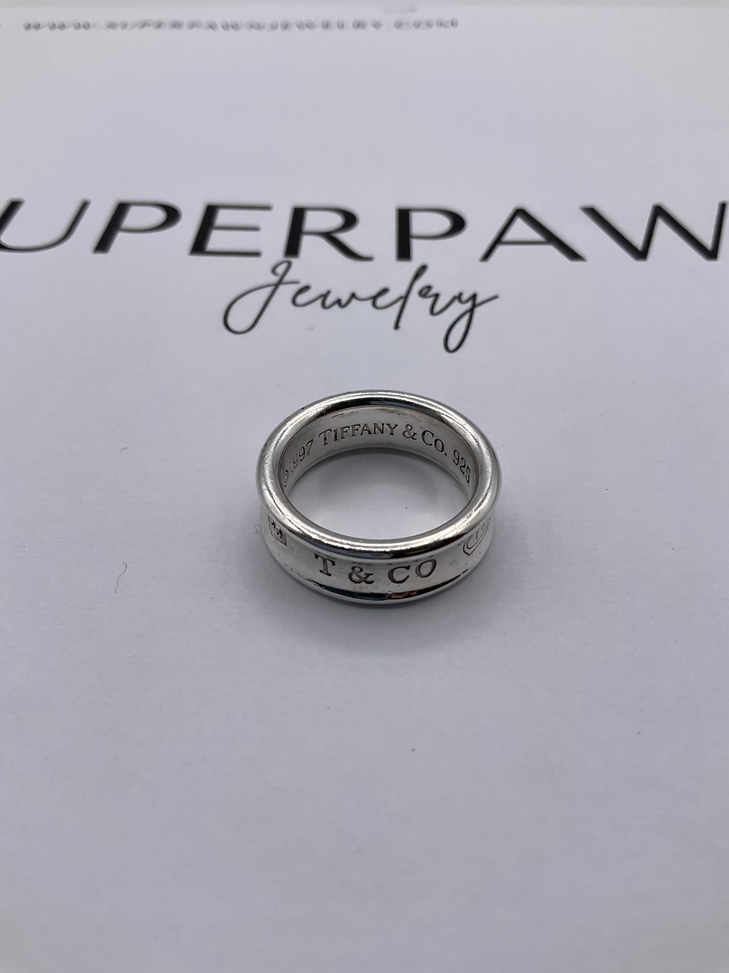 Tiffany & Co. 1837 Sterling Silver Ring – Stamped 925 – Size 7