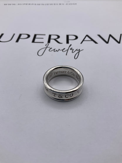 Tiffany & Co. 1837 Sterling Silver Ring – Stamped 925 – Size 7