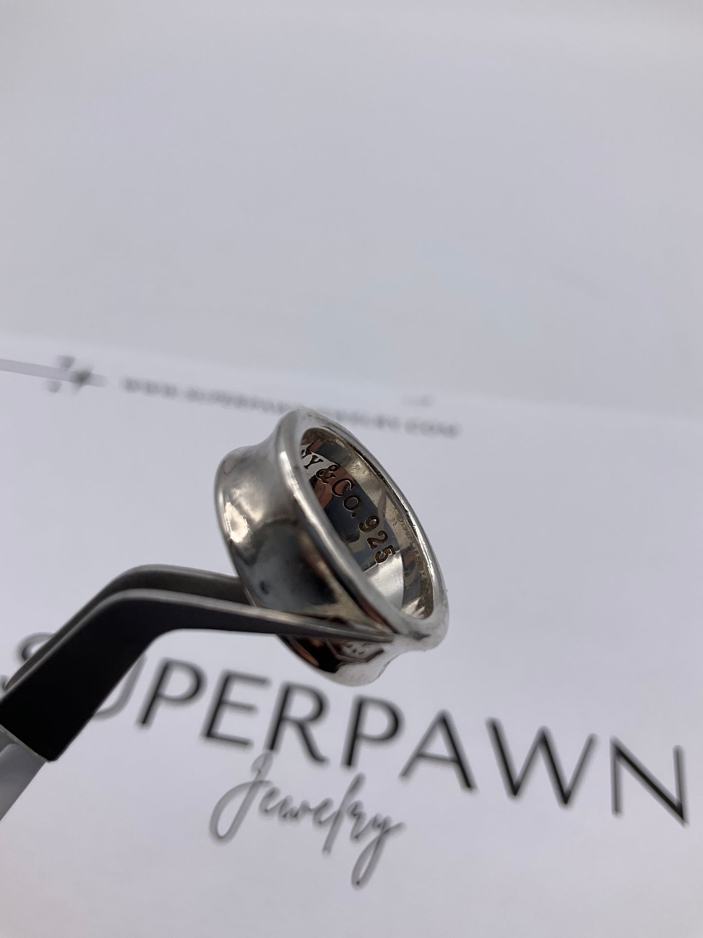 Tiffany & Co. 1837 Sterling Silver Ring – Stamped 925 – Size 4.5