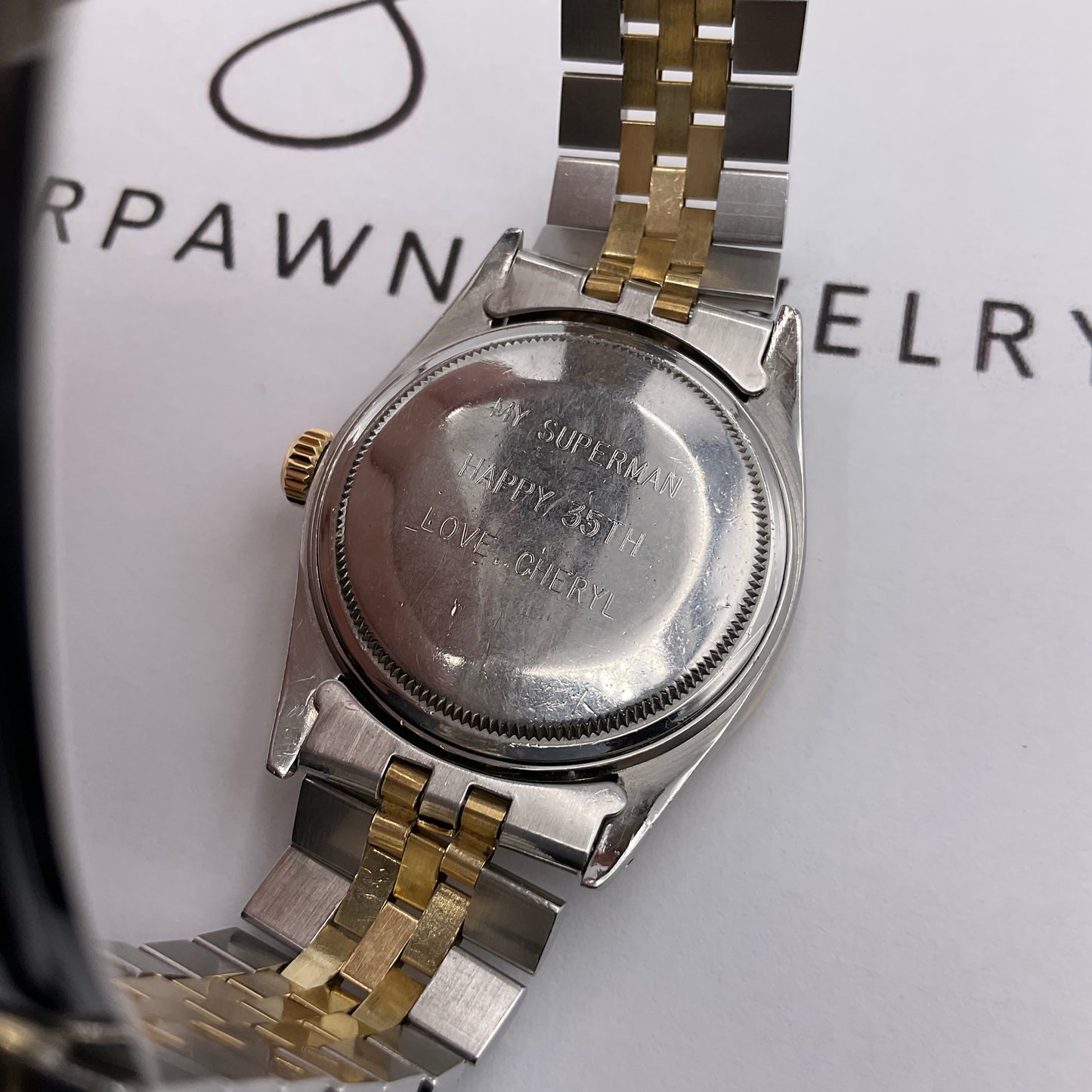 1978 Rolex Datejust 36mm Two-Tone with Diamond Bezel & Jubilee Bracelet Model 16013