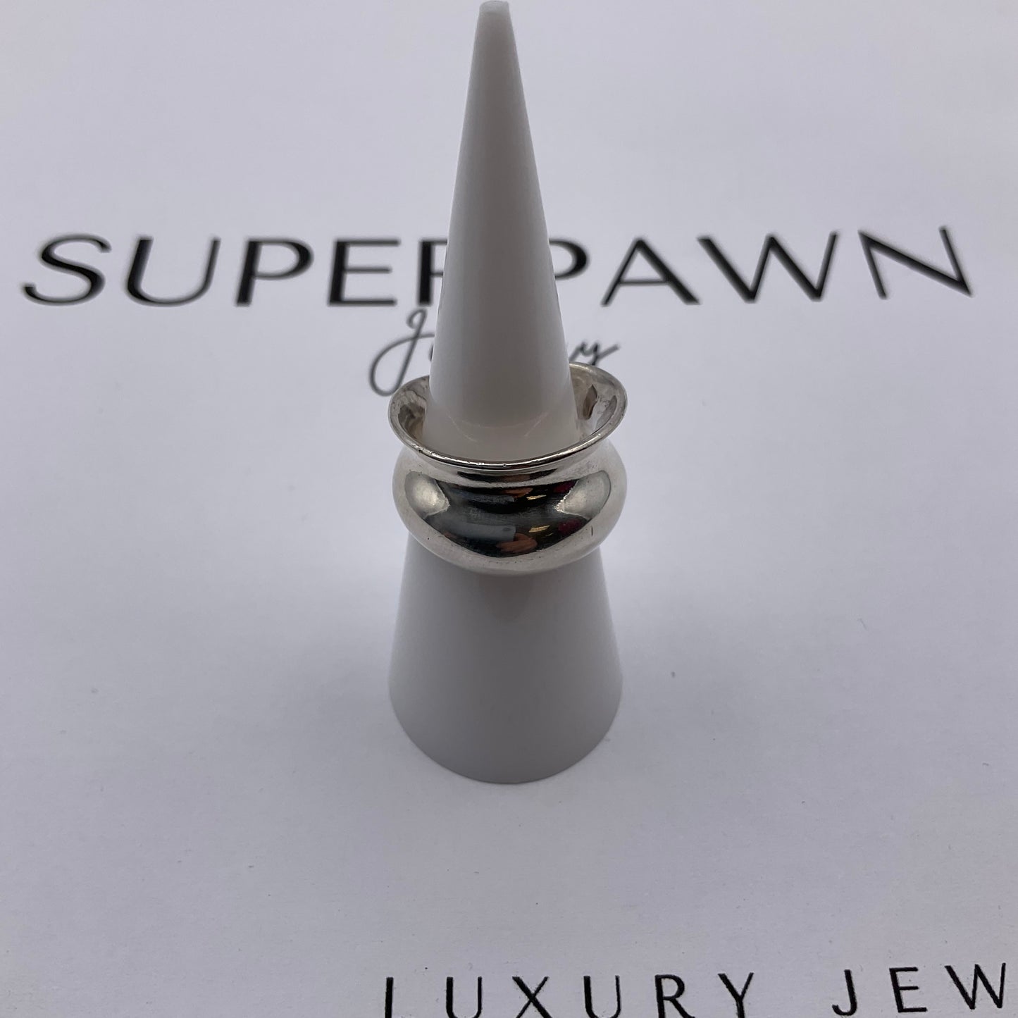 Tiffany & Co. Frank Gehry Fish Contour Cuff Ring – Sterling Silver – Size 6.5 – 6.7g