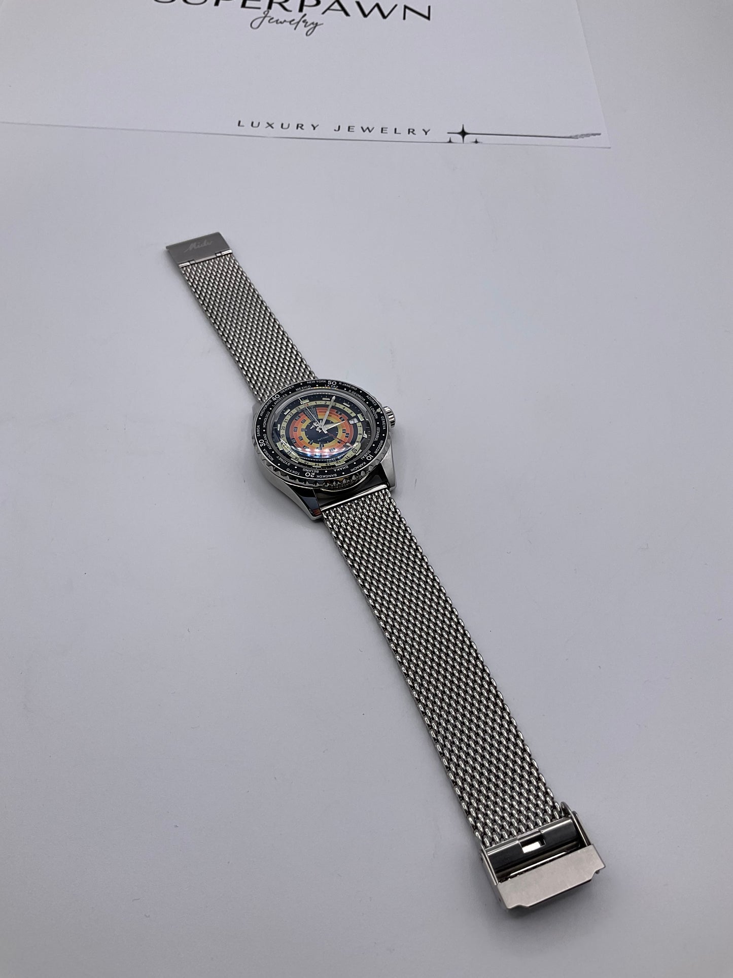 Mido Ocean Star Decompression Worldtimer Men's Watch M026829