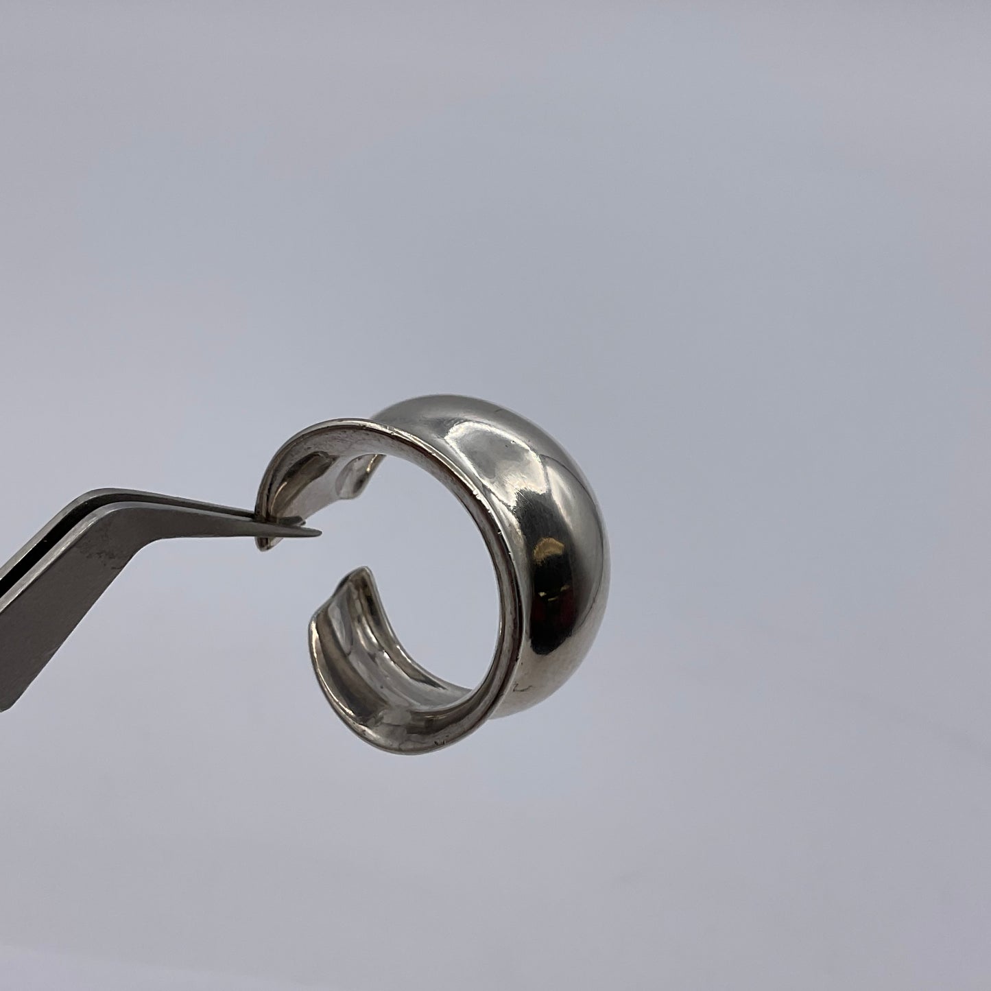 Tiffany & Co. Frank Gehry Fish Contour Cuff Ring – Sterling Silver – Size 6.5 – 6.7g