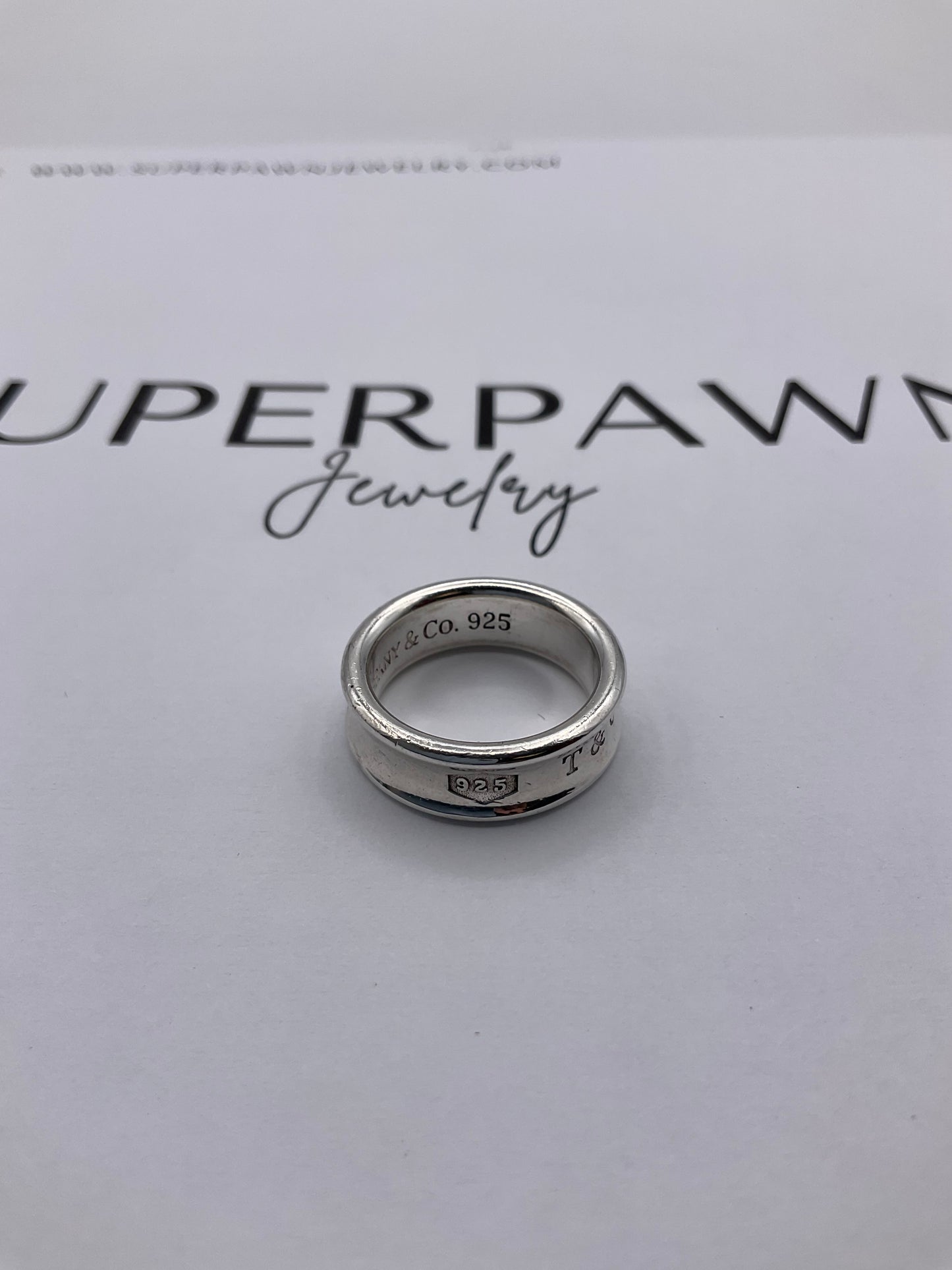 Tiffany & Co. 1837 Sterling Silver Ring – Stamped 925 – Size 7