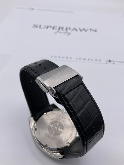 SEIKO ASTRON GPS SOLAR 5X53-0AJ0 42mm Watch Black Leather Strap