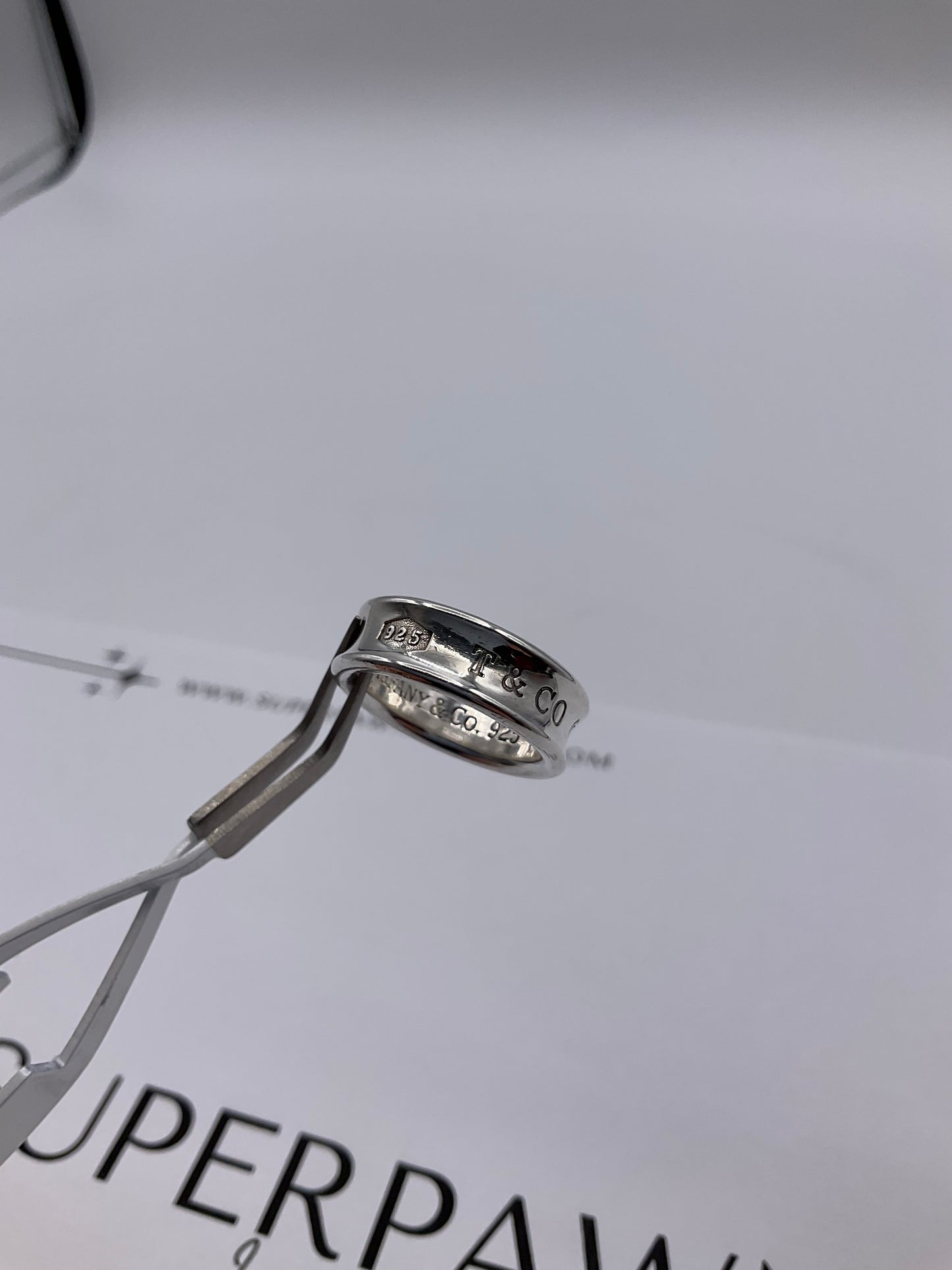 Tiffany & Co. 1837 Sterling Silver Ring – Stamped 925 – Size 7