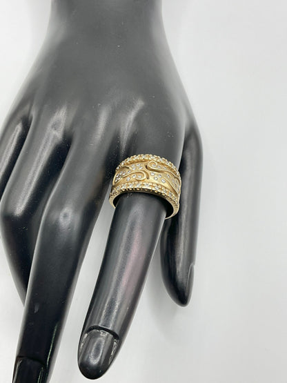 9.6g 14k Yellow Gold Ladies Ring Size 9