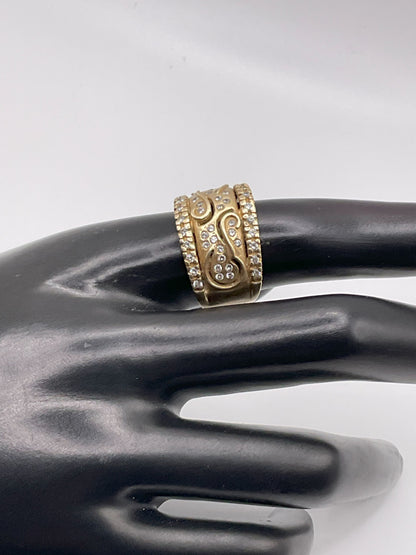 9.6g 14k Yellow Gold Ladies Ring Size 9