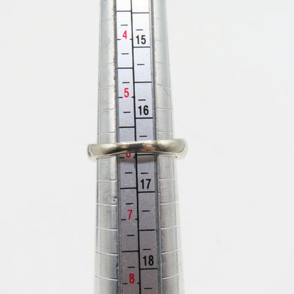 14K White Gold Pink Tourmaline Ring Size 6 5.9g