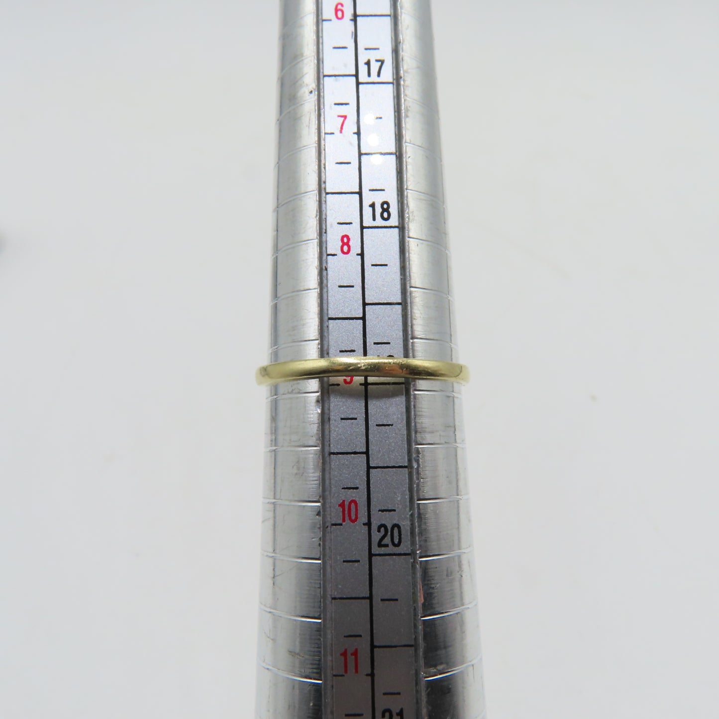 14K Yellow Gold Pink Heart Cut CZ Ring Size 9 2.5g