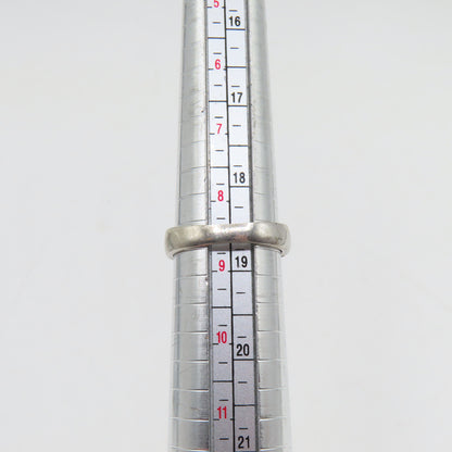 Sterling Silver 925 Pink Tourmaline Opal Halo Ring Size 8.5 6.5g