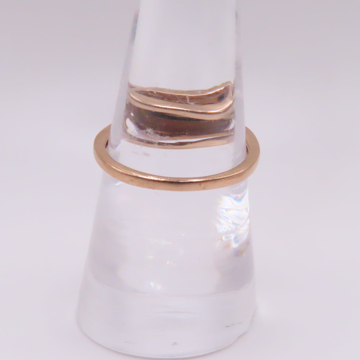 10K Rose Gold Champagne and White Diamond Cluster Ring Size 7 1.9g