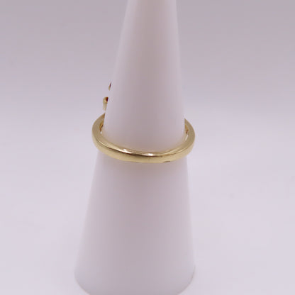 14K Yellow Gold Ruby Cluster Cocktail Statement Dome Ring Size 5 6.3g