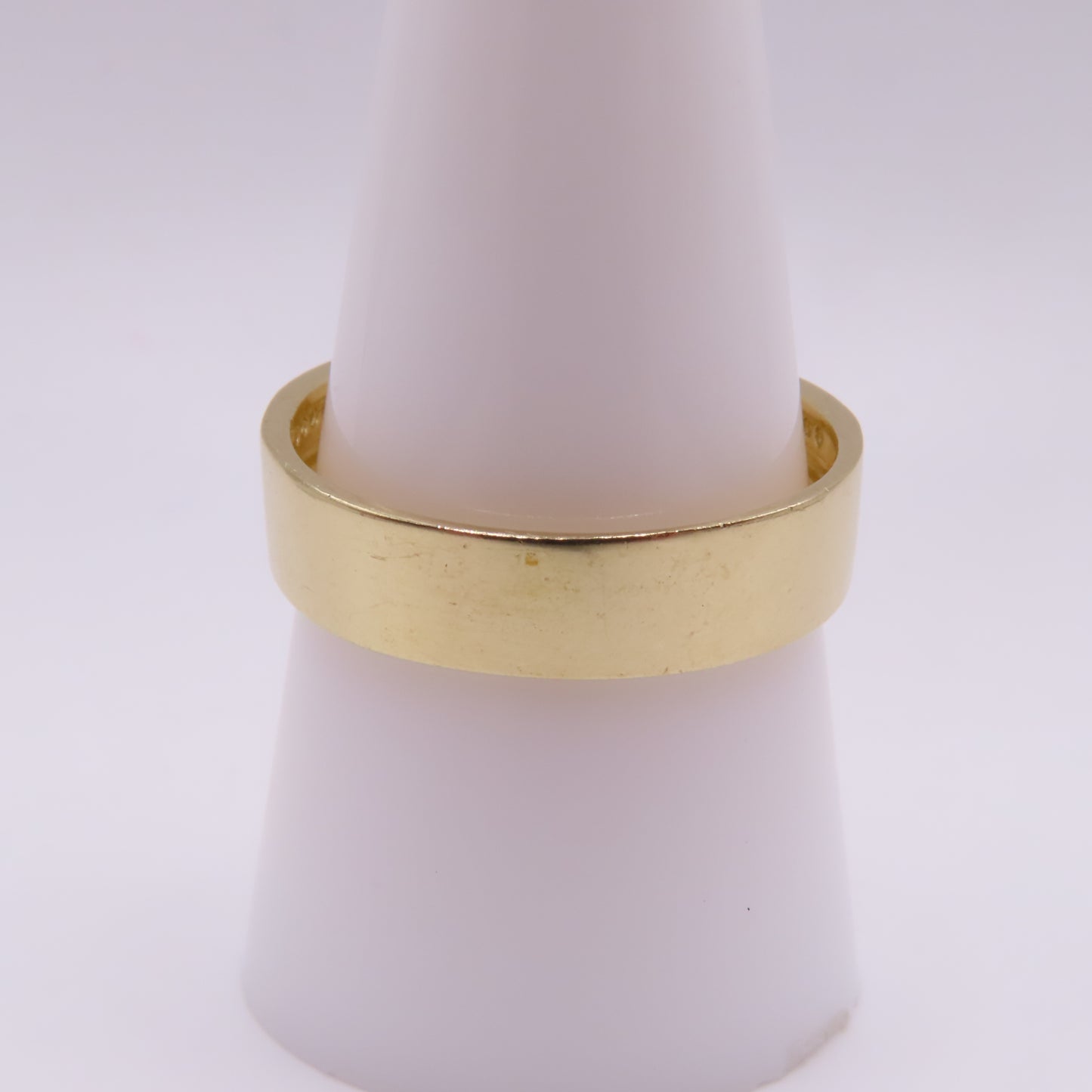 14K Two Tone Gold Diamond Cut Chevron Pavé Accent Band Ring Size 9.5 3.2g