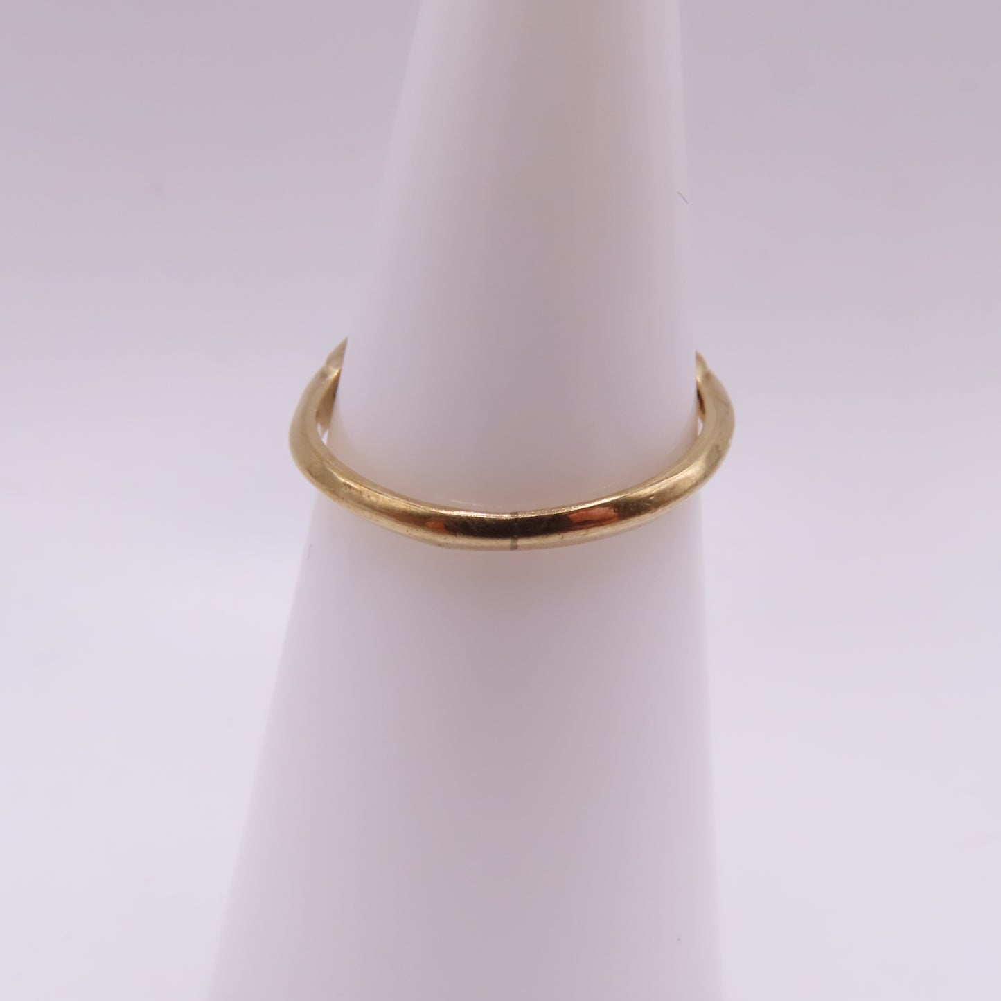 Vintage 10K Yellow Gold Habillé Cameo Shell Carved Lady Ring Size 5.5 3.2g