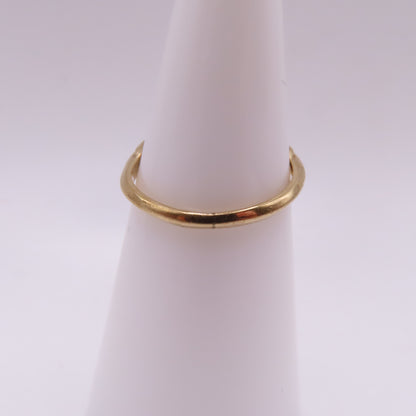Vintage 10K Yellow Gold Habillé Cameo Shell Carved Lady Ring Size 5.5 3.2g