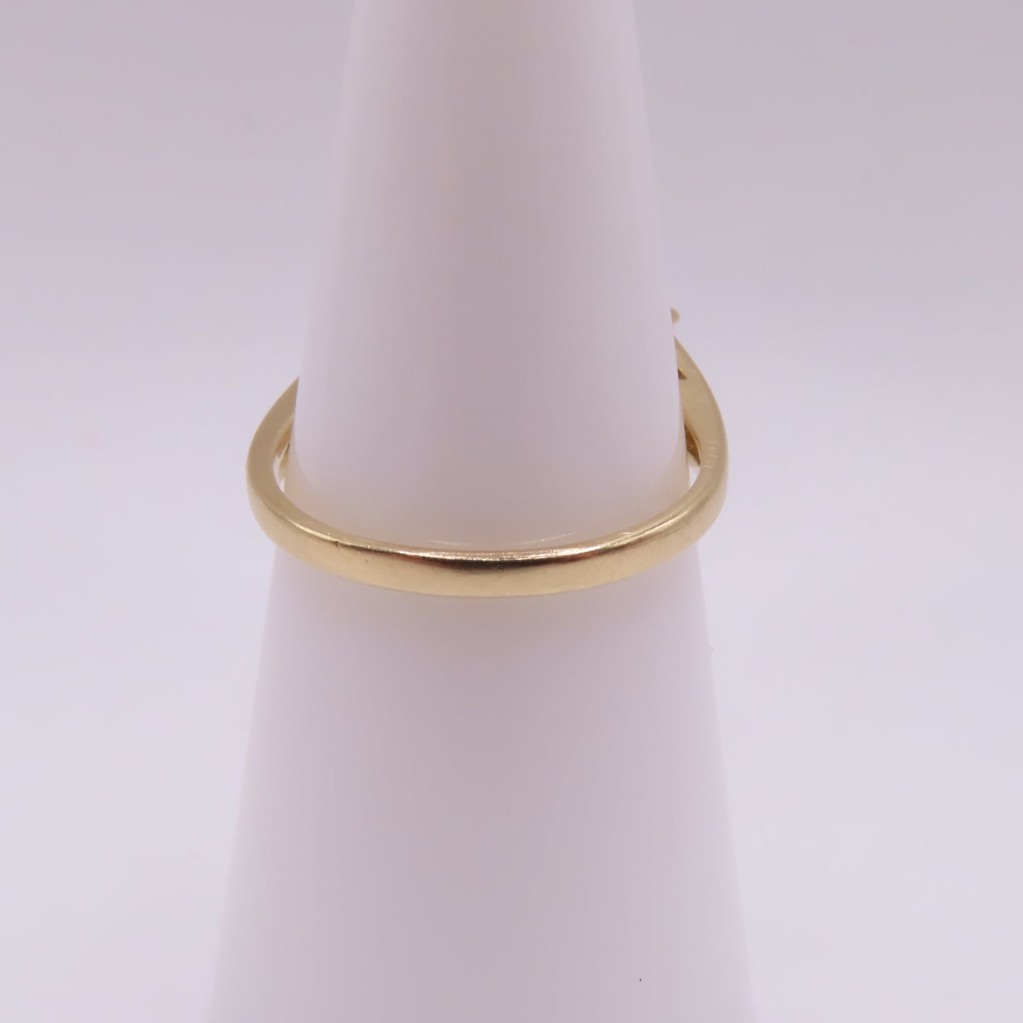 14K Yellow Gold Alternating Emerald & Onyx Five Stone Band Ring Size 6.5 2.9g