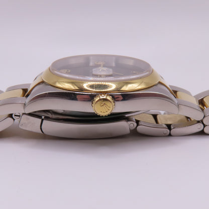 Rolex Datejust 116203 Black Onyx Diamond Dial 36mm 18K Two Tone Automatic Watch